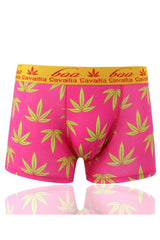 Men’s Funky Botanical Leaf Print Hipster Boxer Shorts 3 Pack