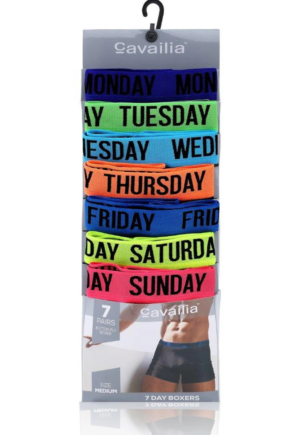 Men’s Week Day Everyday Essential Boxer Shorts 7 Pack