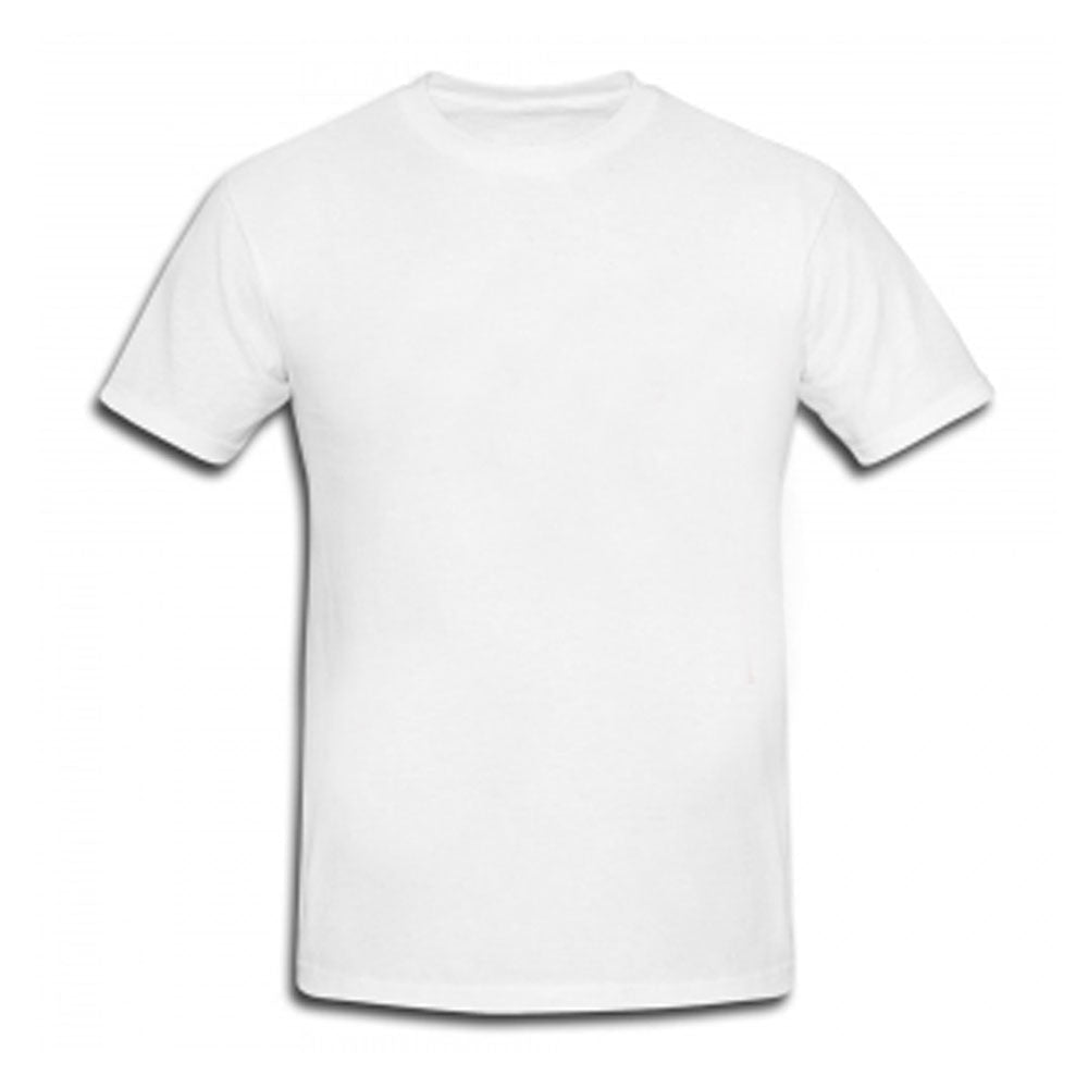 Adult Crew Neck Plain Basic Short Sleeve Casual T-Shirt