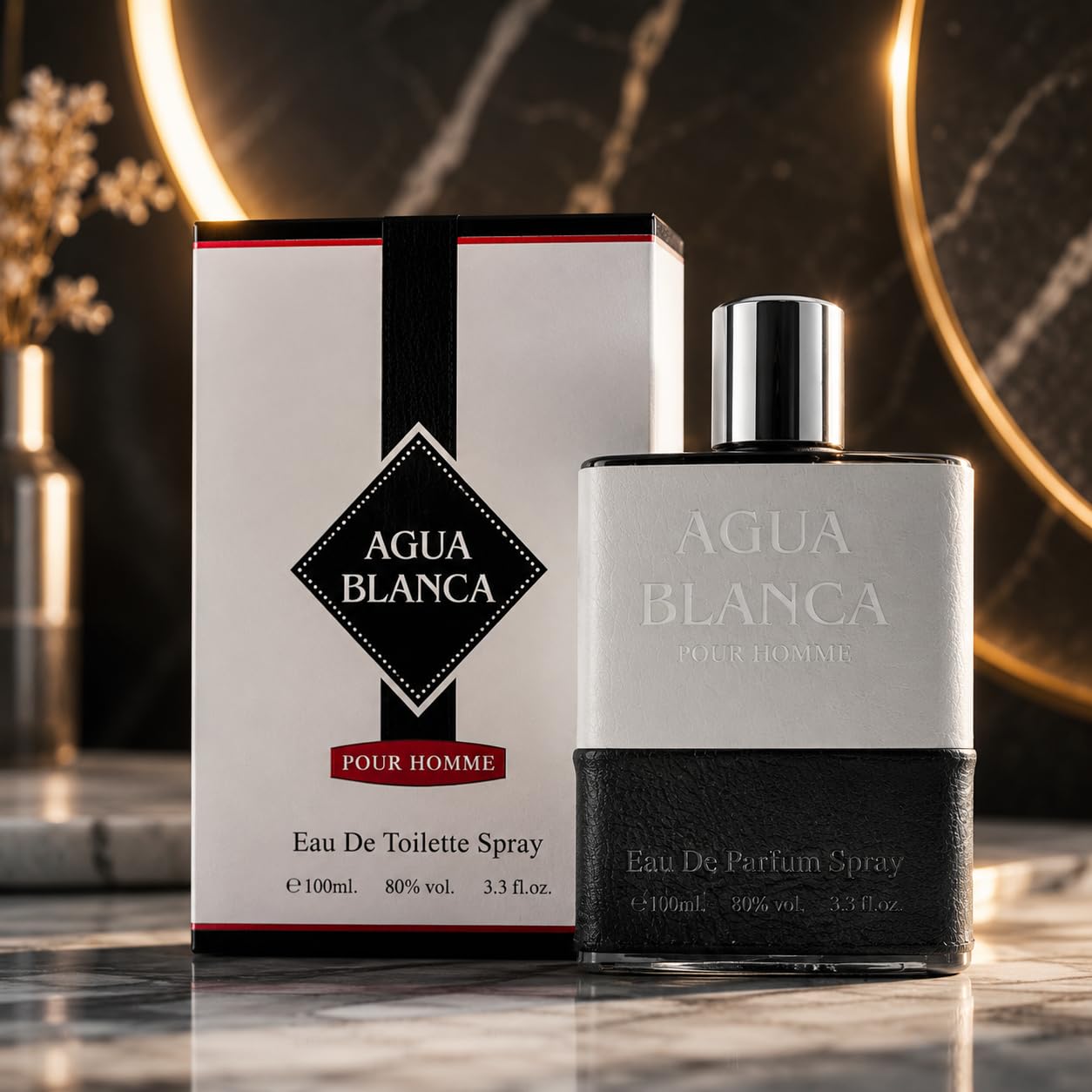 Agua Blanca Men's Eau De Toilette Aftershave Spray 100ml Pack of 12
