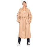 Women's WInter Belted Long Line Fashion Coat