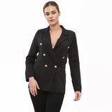 Women's Double Breasted Blazer Coat