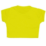 Girl Microfibre Short Sleeve Crop Top Activewear Tee Shirts