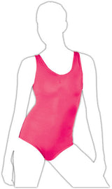 Girl's Sleeveless Leotard Shiny Nylon Ballet Comfortable Fit