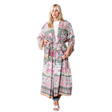  Open Belted Kaftan Cardigan