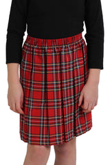 Girl's Box Pleated Tartan Casual and Schoolgirl Party Skirt