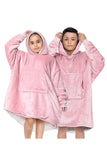 Children's Oversized Fleece Sherpa Warm Hoodie Wearable Blanket