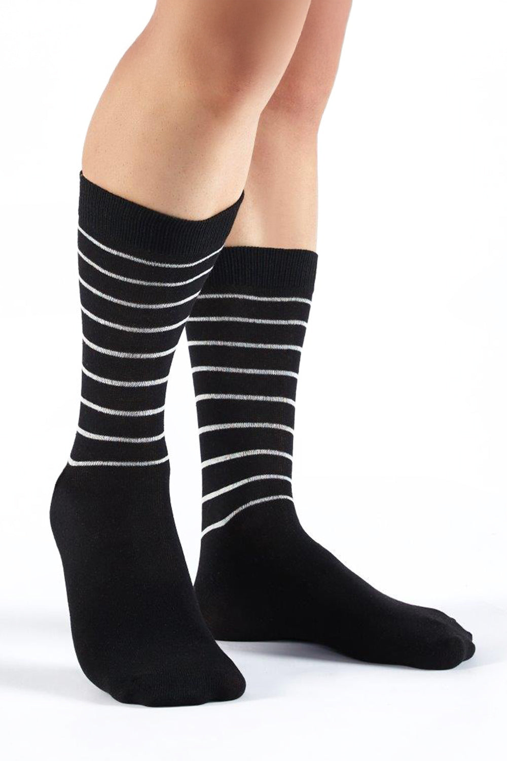 Ladies Celebration Gala Striped Cotton Socks 3 Pack