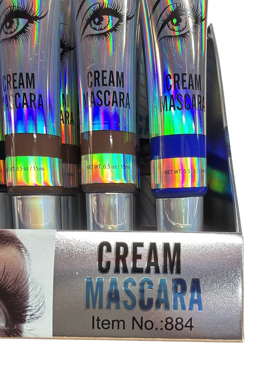Cream Mascara Black – Volumising & Lengthening Mascara Pack of 24 Pcs