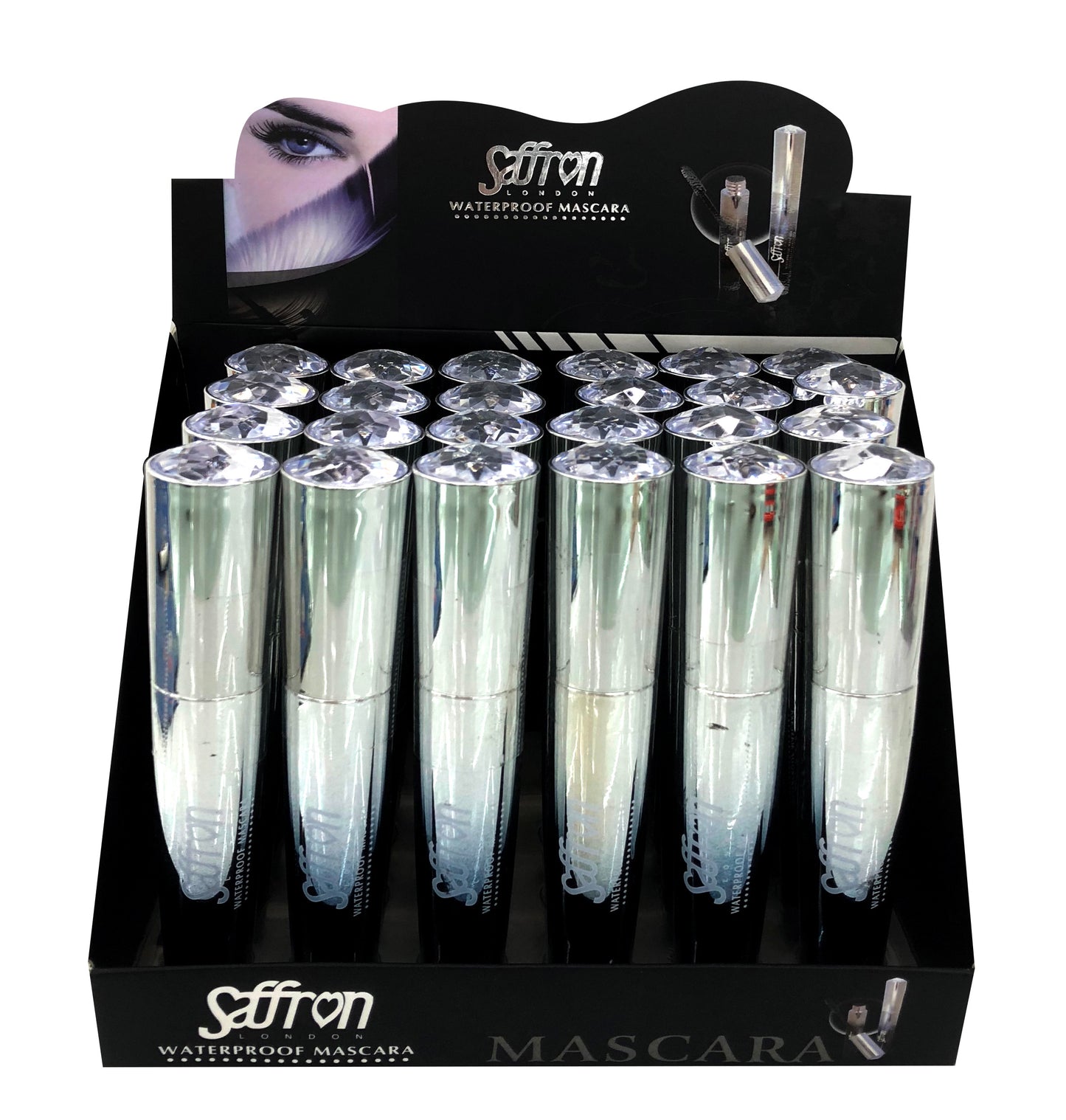Waterproof Mascara Black Volumizing & Lengthening Mascara Pack of 24