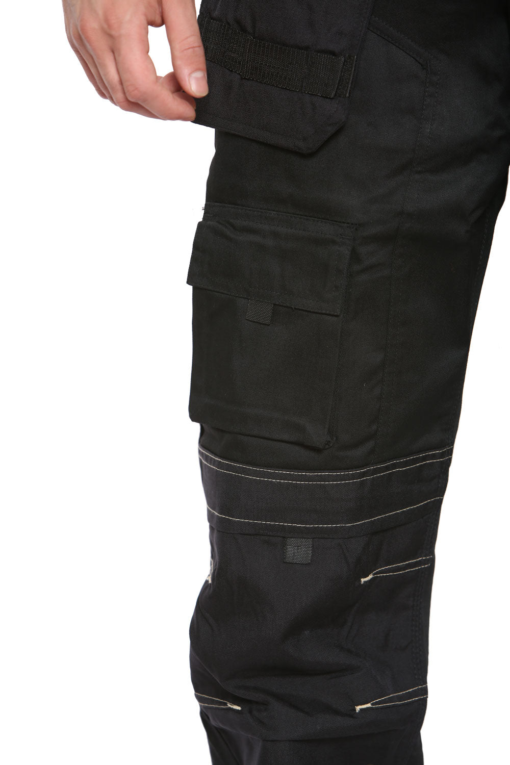 Men's Cordura Combat Work Trouser Pant with Knee Pad Pockets