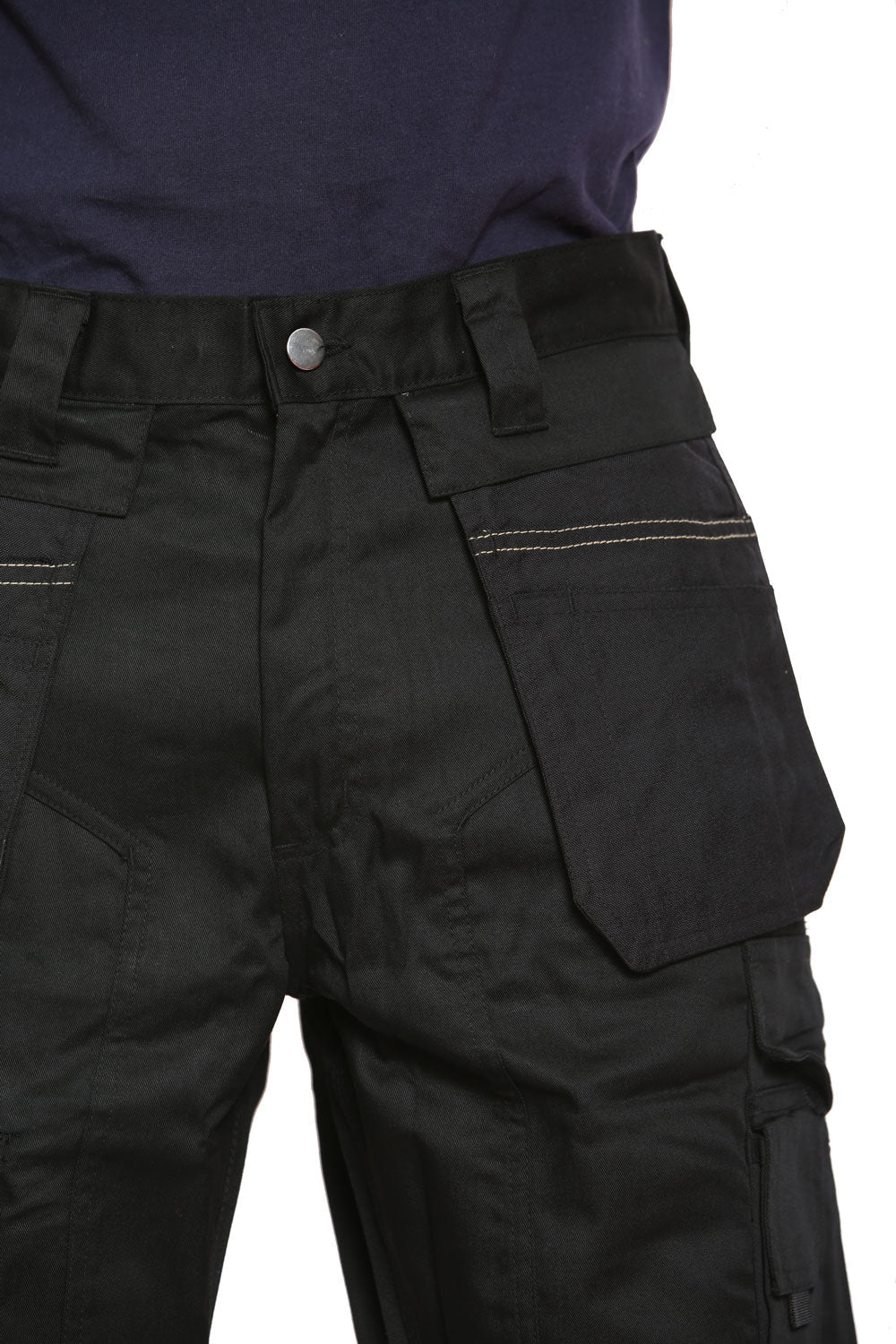 Men's Cordura Combat Work Trouser Pant with Knee Pad Pockets