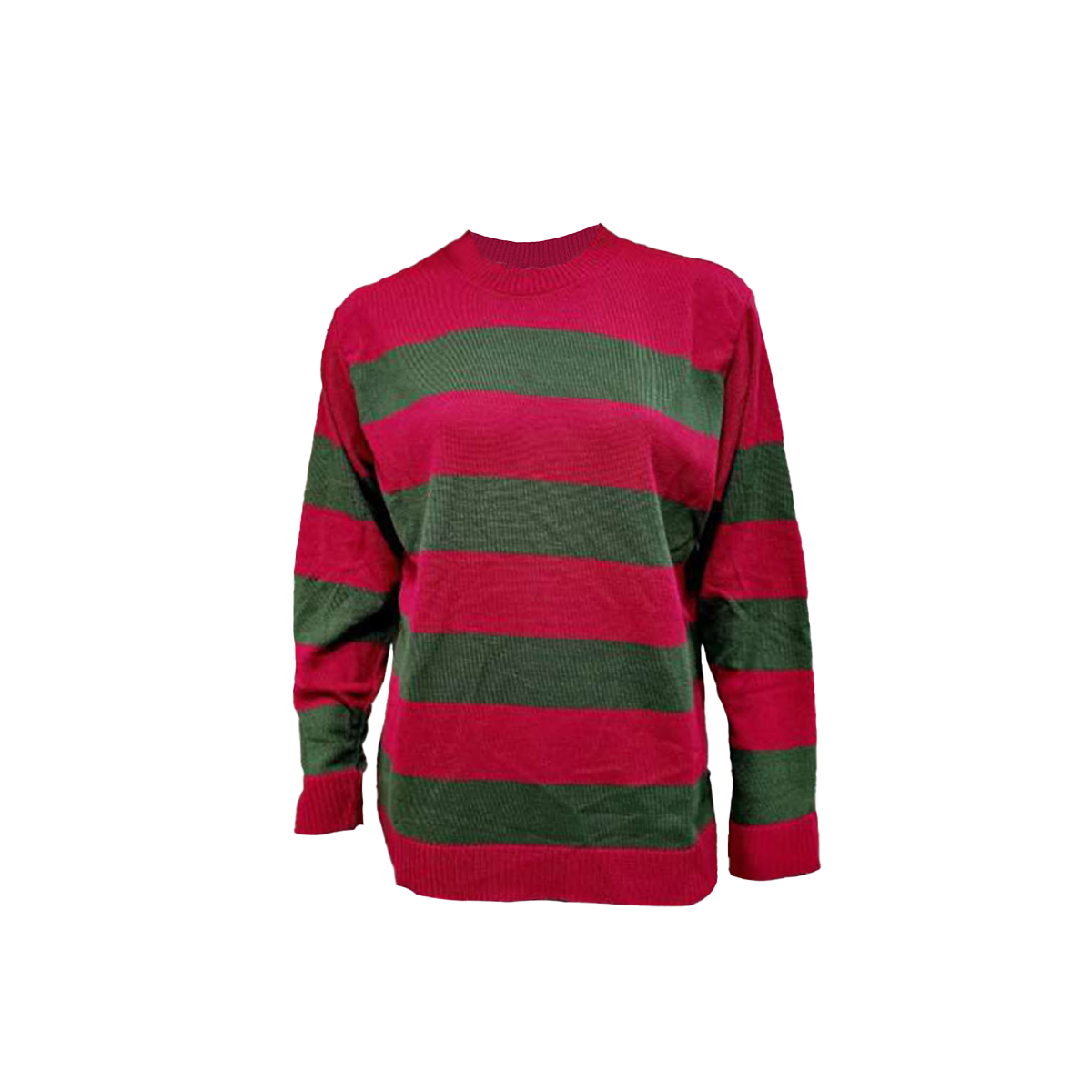 Adult Stripe Knitted Jumper Long Sleeve Pullover Sweatshirt