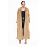 Women's Winter Wear Open Soft Faux Fur Coat