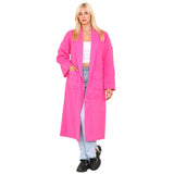 Women's Winter Fashion Open Soft Touch Duster Coat