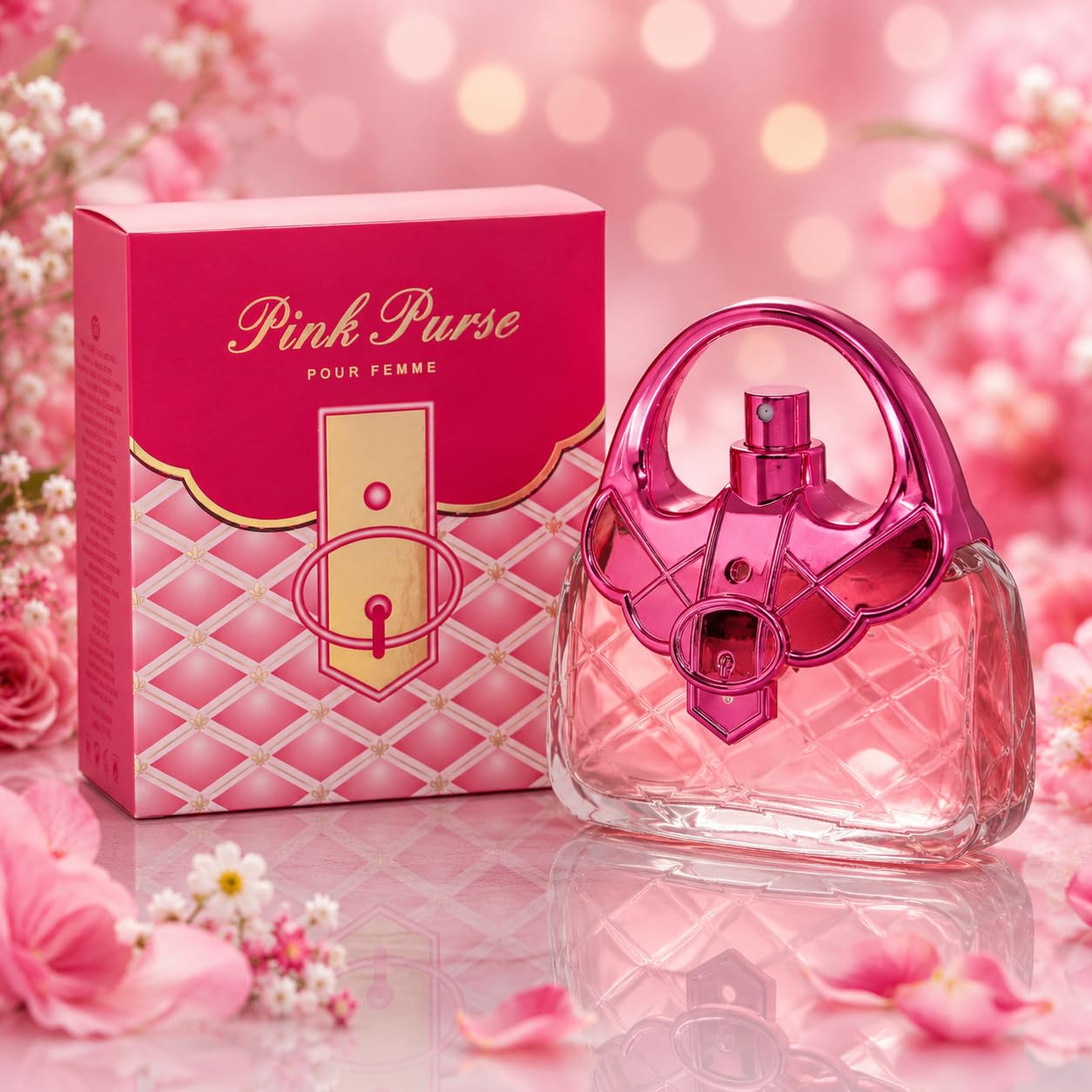 Pink Purse Women's Eau De Parfum Spray 100ml Pack of 12