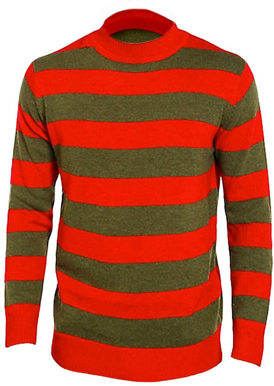 Adult Stripe Crew Neck Full Sleeves Casual Cotton T-Shirt
