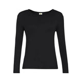 Girl Crew Neck Long Sleeve T-shirt Pastel Plain Kids Tee Top