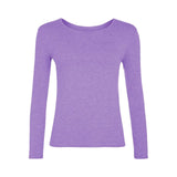 Girl Crew Neck Long Sleeve T-shirt Pastel Plain Kids Tee Top