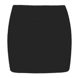 Girl's Casual Stretchy High Waist Summer Pencil Mini Skirt
