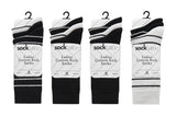 Ladies Celebration Gala Striped Cotton Socks 3 Pack