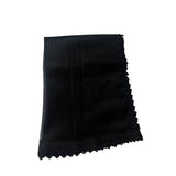 Women's Black Chiffon Net Dupatta - Four Side Lace