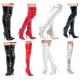 Women's High Over Knee Zip Up Heel Long Boots