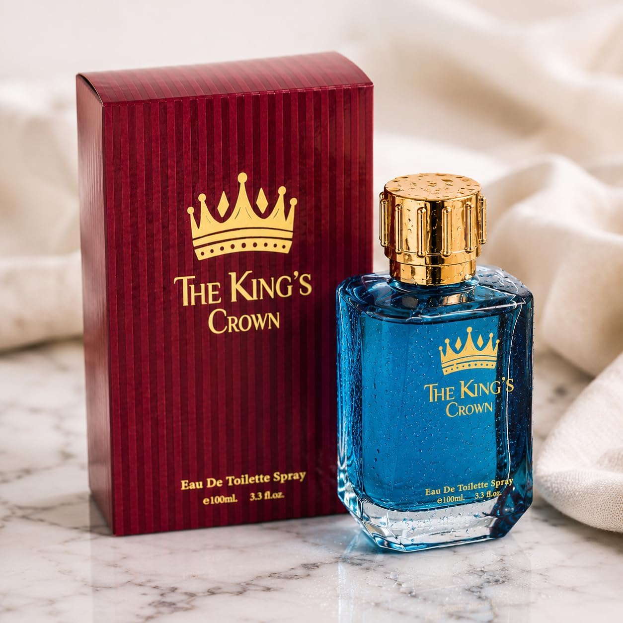 The King's Crown Eau De Toilette 100ml Perfume Spray Pack of 12