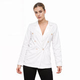 Women's Double Breasted Blazer Coat